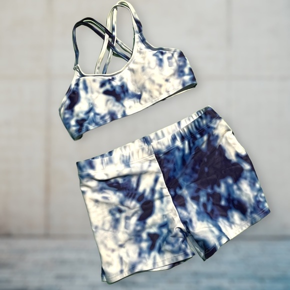 🟢5/$25 3-pc Bathing Suit Tie-dye Blue 8/10 - Picture 16 of 16
